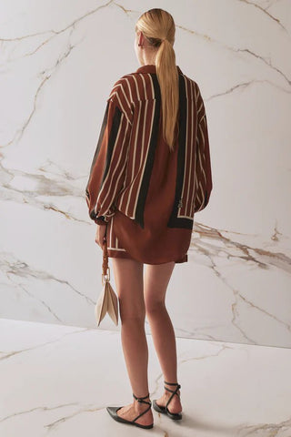 The Faye Shirt - Cherrywood