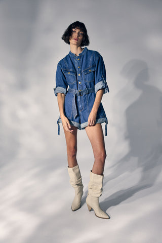 Elena Denim Playsuit