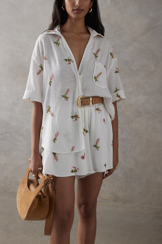 Willa Shirt - Posey Embroidery