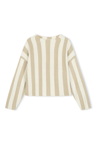 Natural Stripe Knit Jumper