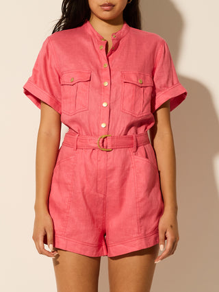 Jenna Playsuit - Pink