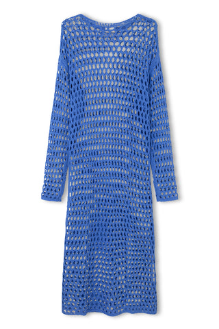 Sky Crochet Knit Dress